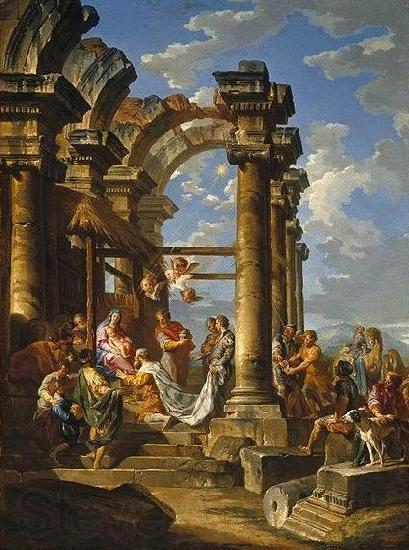 Giovanni Paolo Panini Adoration of the Magi Spain oil painting art
